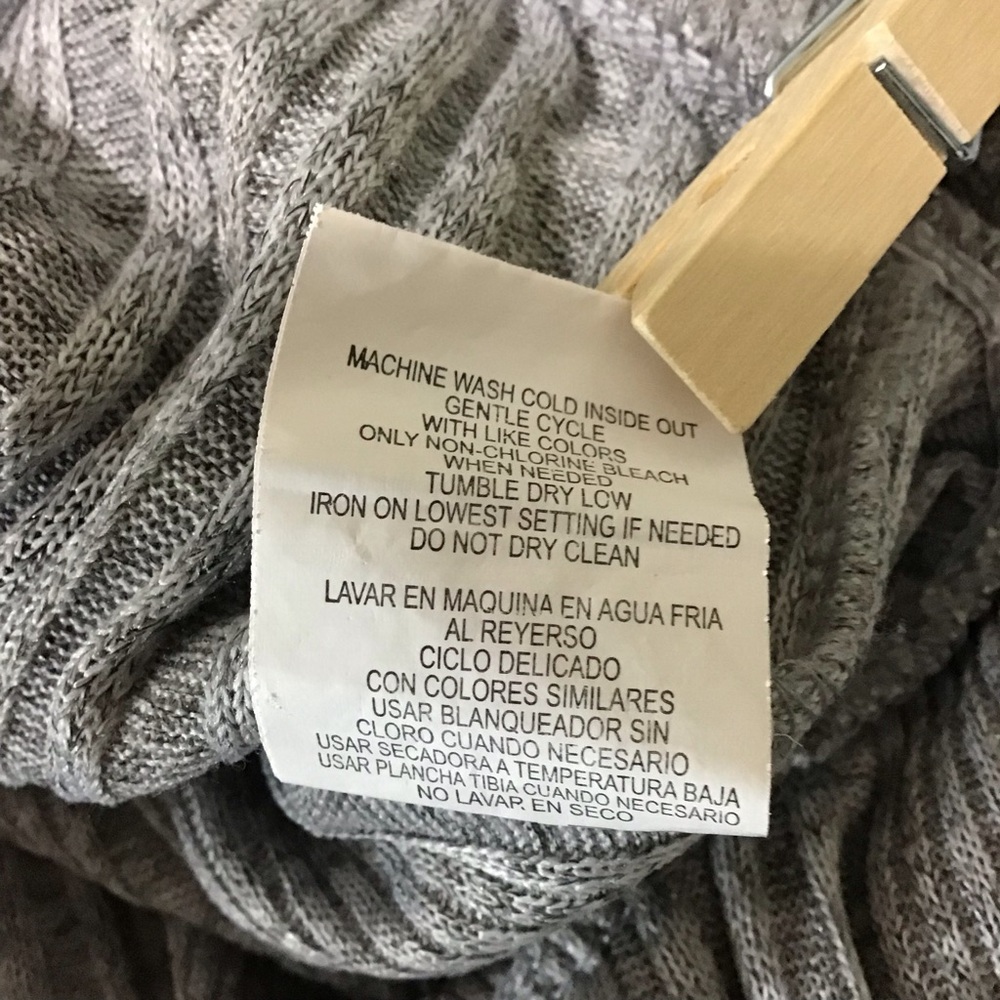 GB Gianni Bini Gray Ribbed Skater Circle Dress M - Picture 9 of 9
